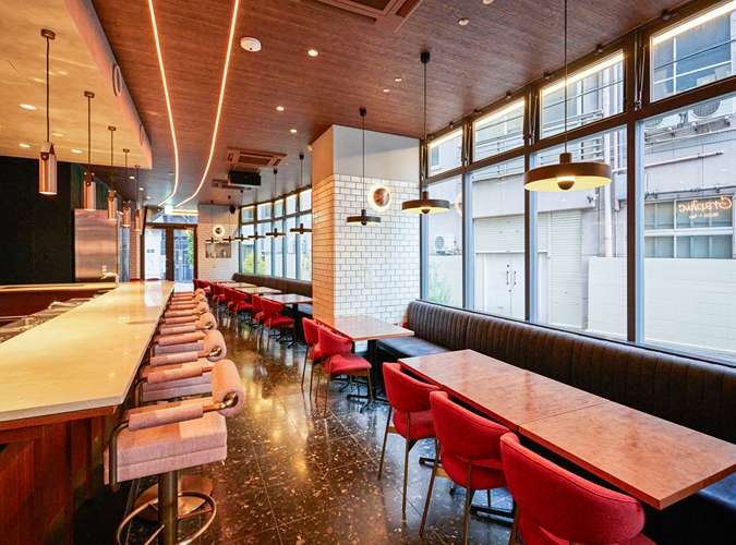 渋谷のモダンアメリカンダイニング Graphic Grill & Bar の貸切パーティー空間